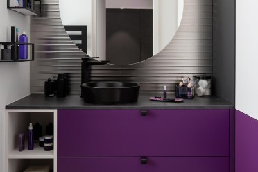 matières et couleurs salle de bain