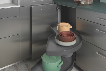meuble angle dans la cuisine