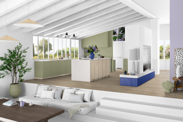 Les couleurs qui fonctionnent toujours avec une cuisine blanche