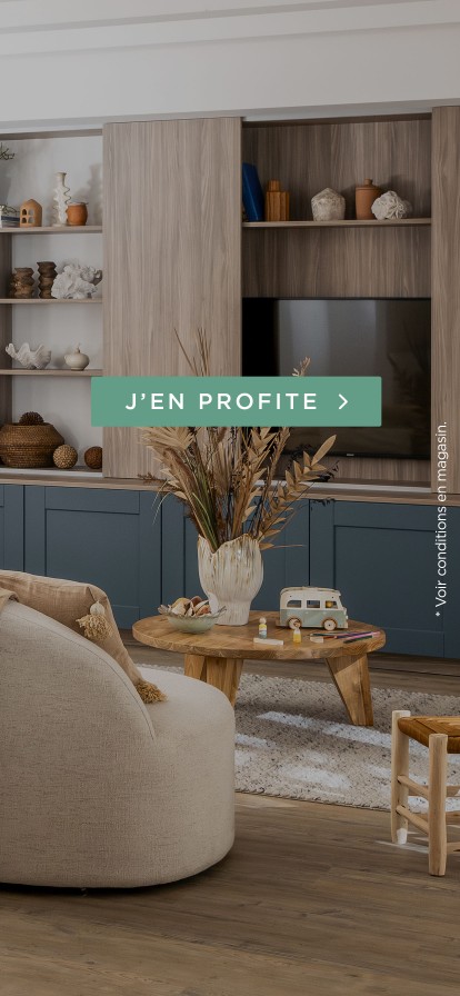Jusqu'à 2 000 € offerts* pour créer votre intérieur sur mesure 