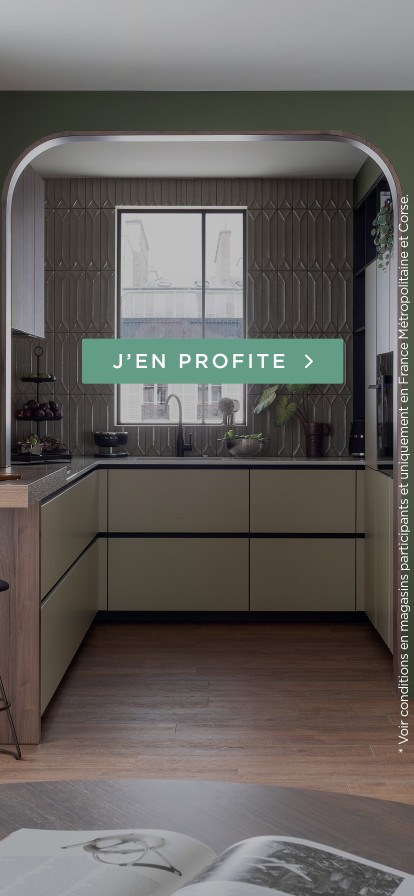 Jusqu’à 2000 € offerts* pour créer votre intérieur sur mesure