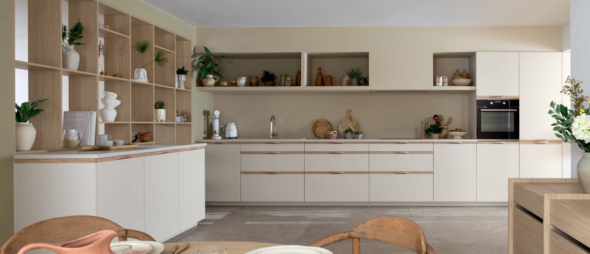 Cuisine Organic modern craie mat