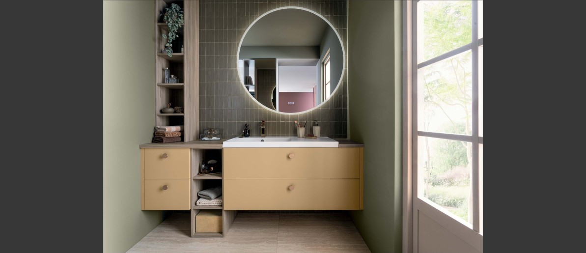 Badkamer Local Craft sfeer Camel