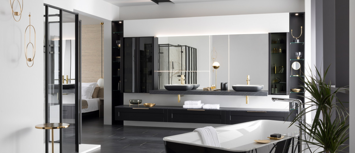 Bathroom Eole Model - Imperial Trend Black matt lacquer VP