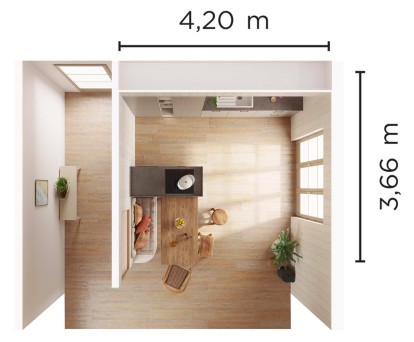 Cuisine ambiance Dune solution prix Plan