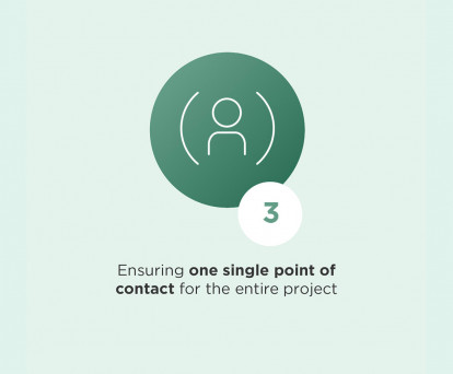 Ensuring one single point of contact for the entire project