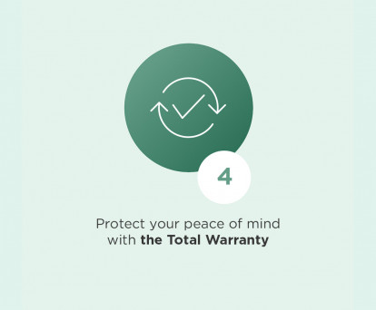Protect your peace of mind with the Total Warranty