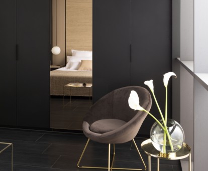 dressing noir petite chambre