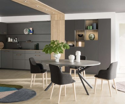 table ronde cuisine