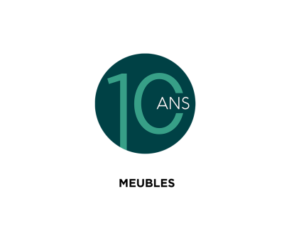 pendant 10 ans : pièces, main d’œuvre et le déplacement.