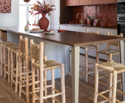 tabouret cuisine rustique