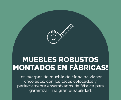 Muebles robustos montados