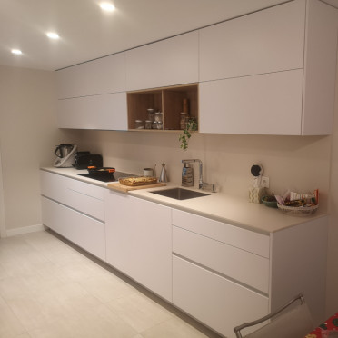 cocina moderno blanca