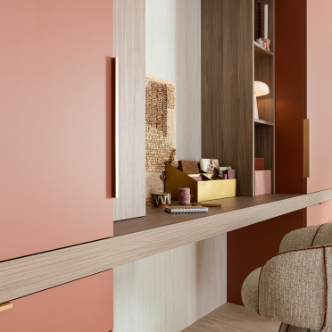 Bureau Local craft noyer blond vénitien