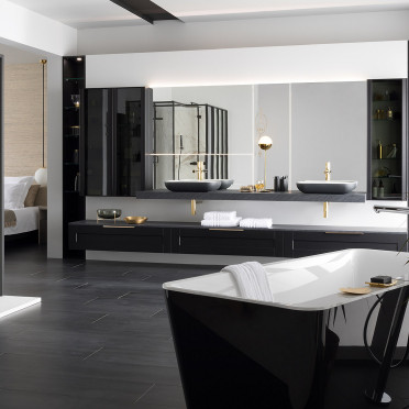 Bathroom Eole Model - Imperial Trend Black matt lacquer LM