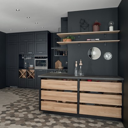 Les meubles de cuisine noirs : un large panel de combinaisons