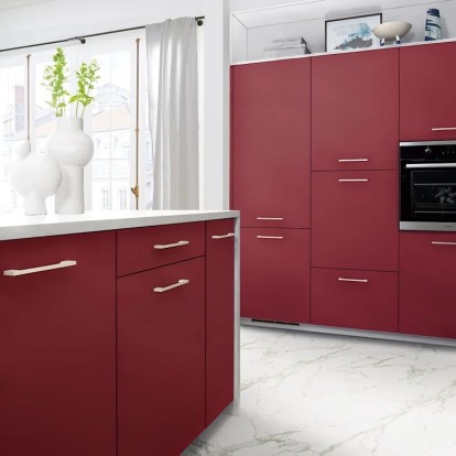 Cuisine Rouge Cardinal Verni Mat