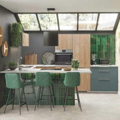 cuisine verte moderne