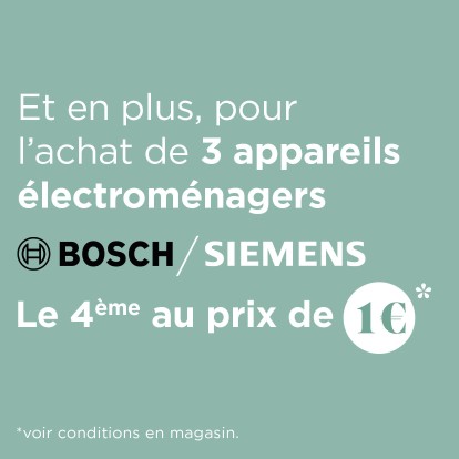 appareils électroménagers&nbsp;BOSCH / SIEMENS