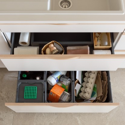 Les compartiments poubelle encastrable