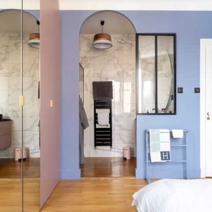 marbre salle de bains dans suite parentale