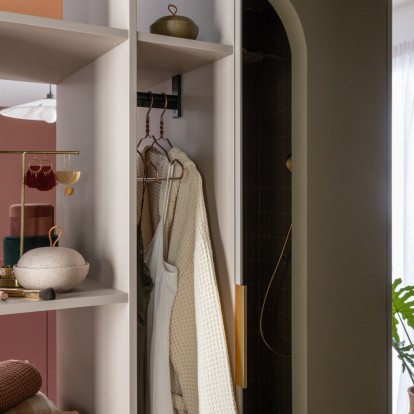 penderie rangements salle de bains