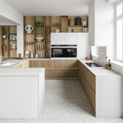 Plateau De Service En Liège 100% Recyclé - Léger, Antidérapant Et Imperméable - Design Rectangulaire Avec Coins Arrondis - Pour Cuisine Ou Salon