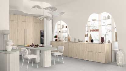 Avec quoi associer une cuisine en bois clair ?